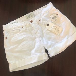 White Lucky Brand Laguna Denim Shorts